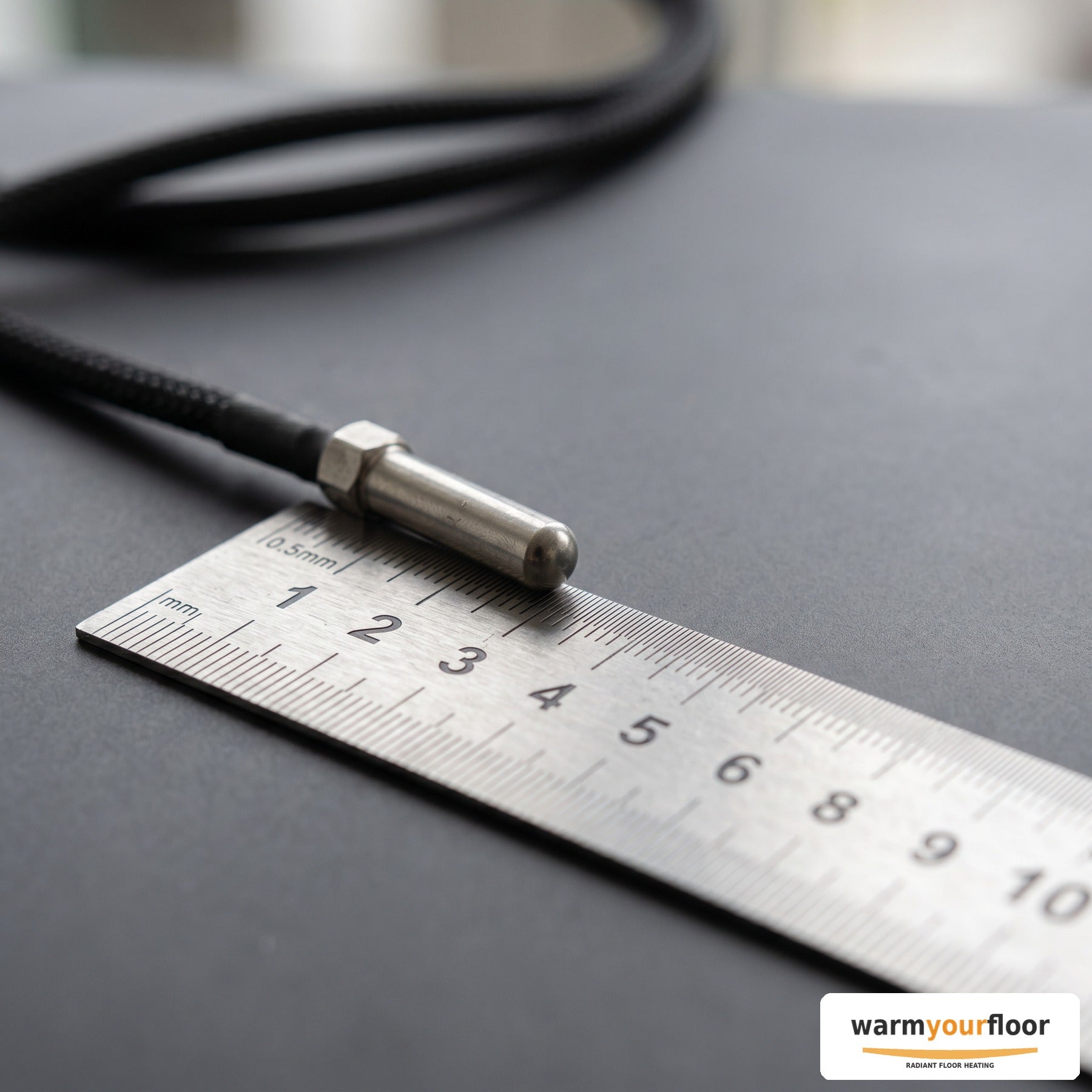Universal Floor Temperature Sensor — 10K Ohm with 15 ft Lead - Detail