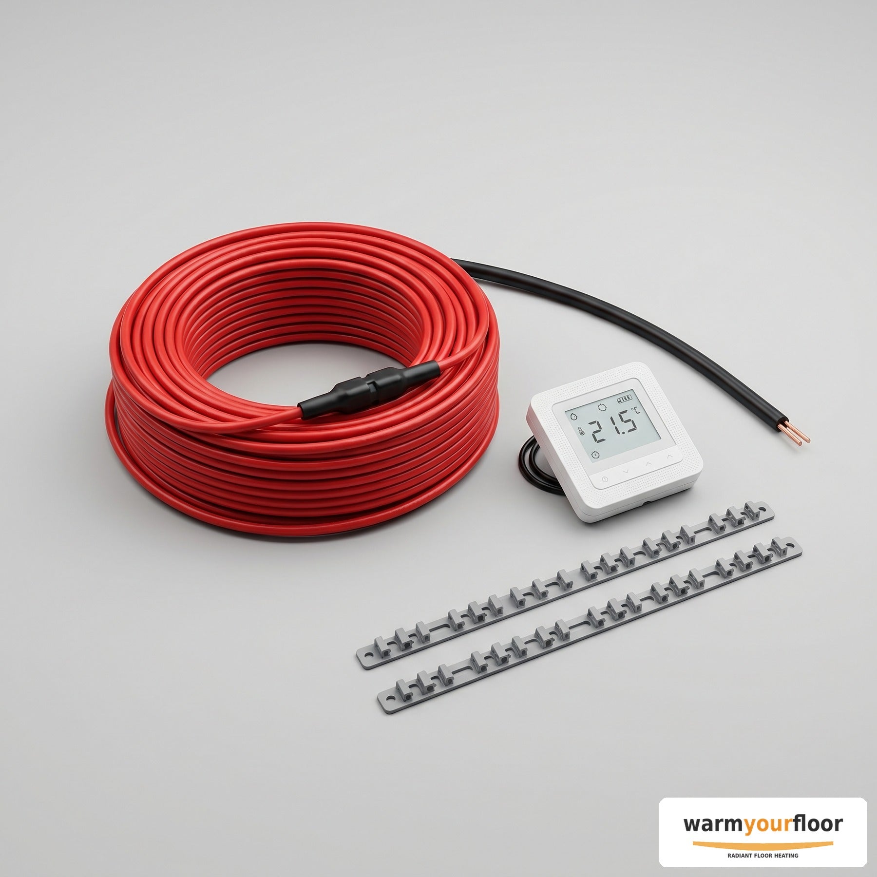 WarmWire Wi-Fi Cable Kit — 15 sq ft Floor Heating (120V) - Main product image