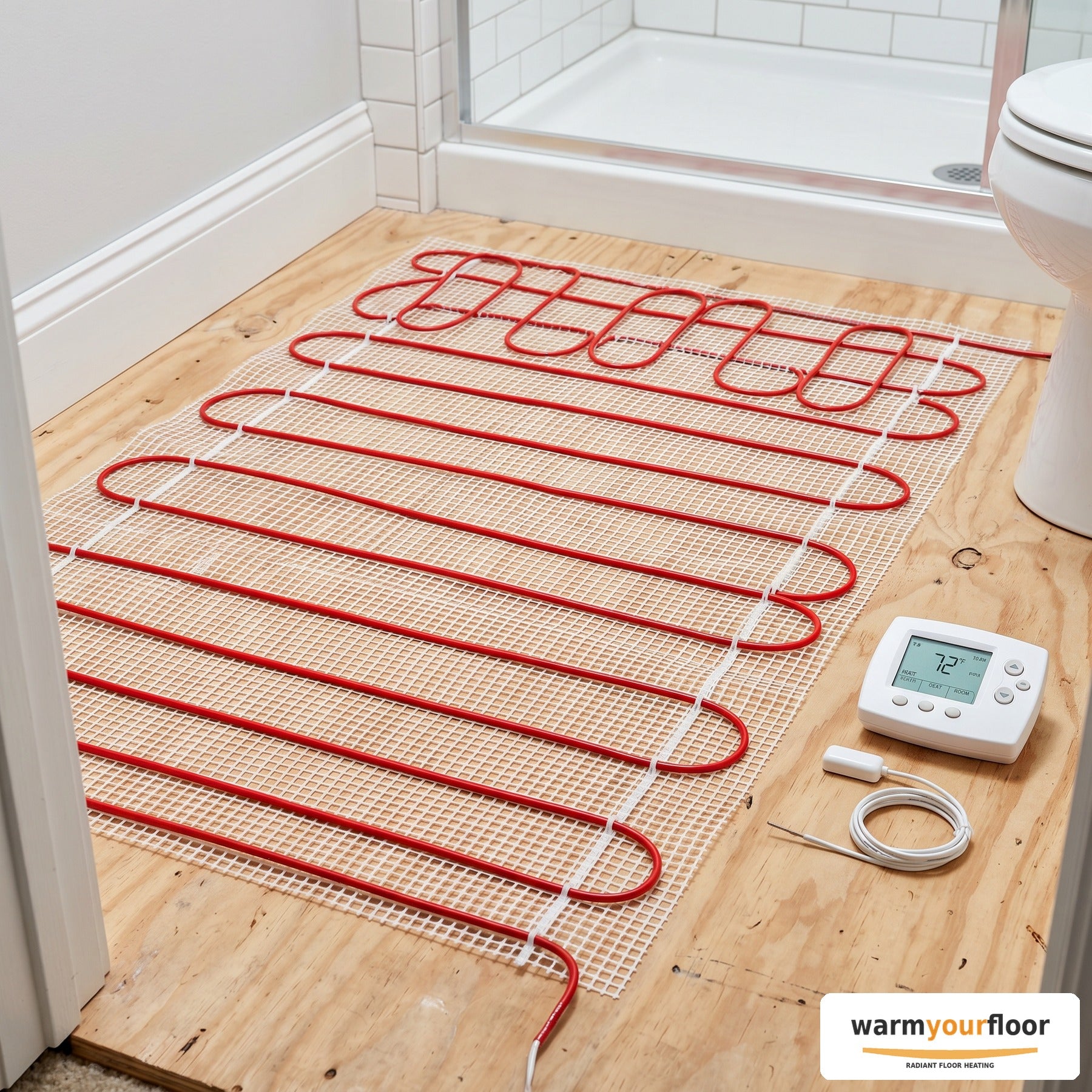 SunTouch TapeMat Wi-Fi Kit — 10 sq ft Radiant Floor Heating (120V) - Main product image