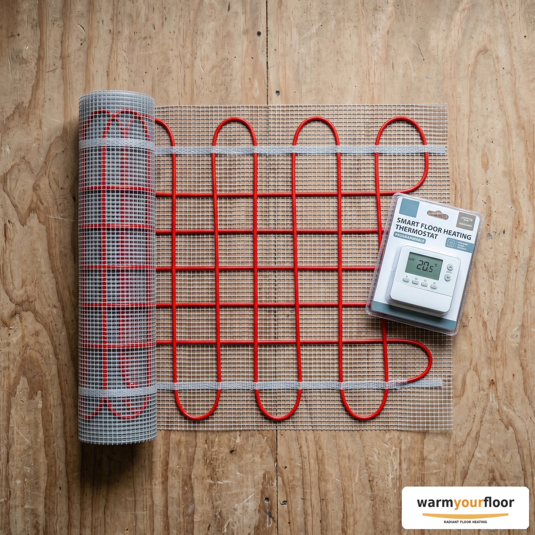 SunTouch TapeMat Wi-Fi Kit — 20 sq ft Radiant Floor Heating (120V) - Main product image