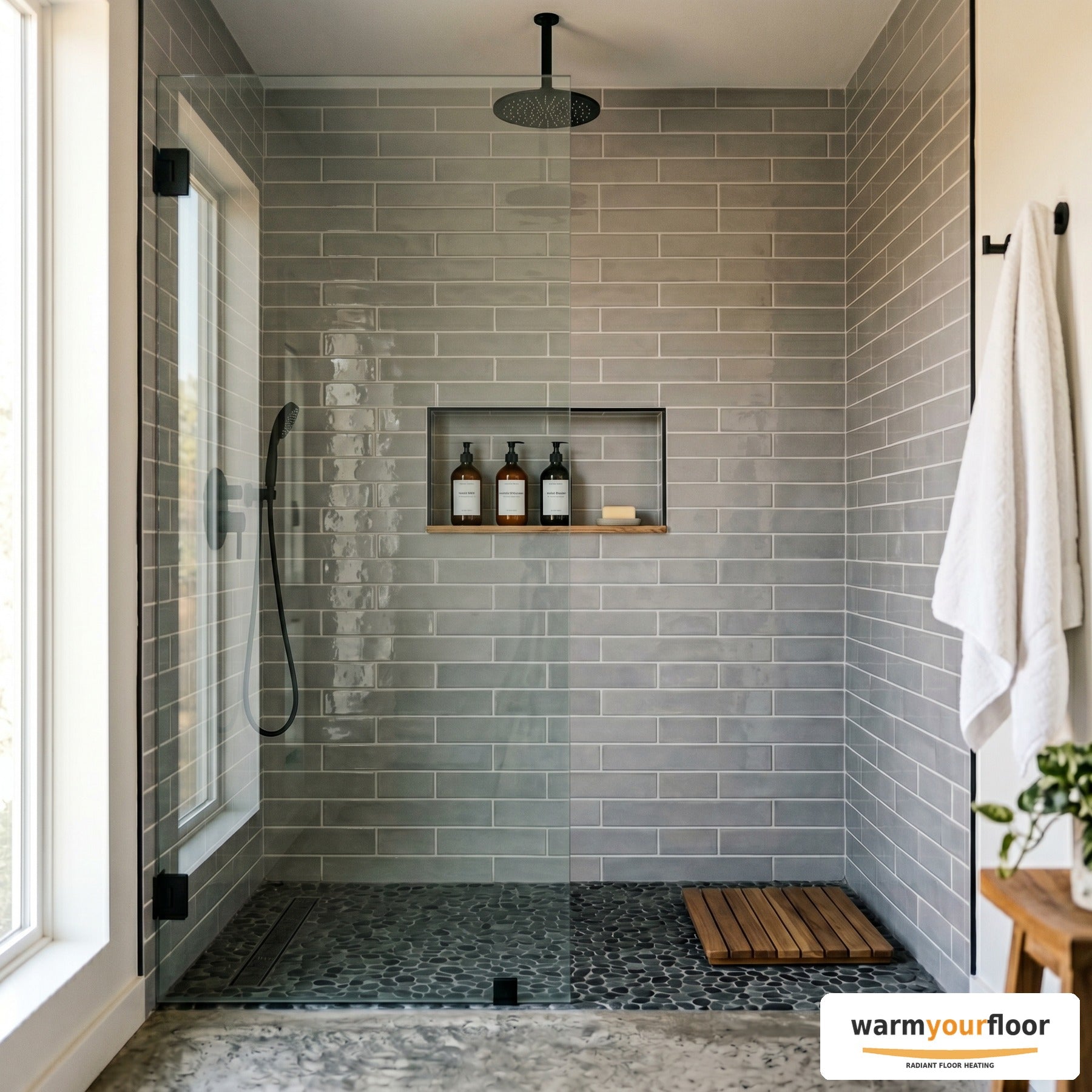 Schluter KERDI-BOARD-SN Shower Niche — 12" × 20" - Lifestyle
