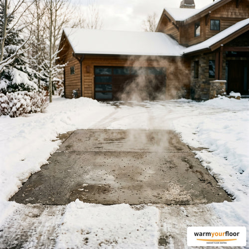ProMelt Snow Melting Mat — 20 sq ft (240V) - Lifestyle
