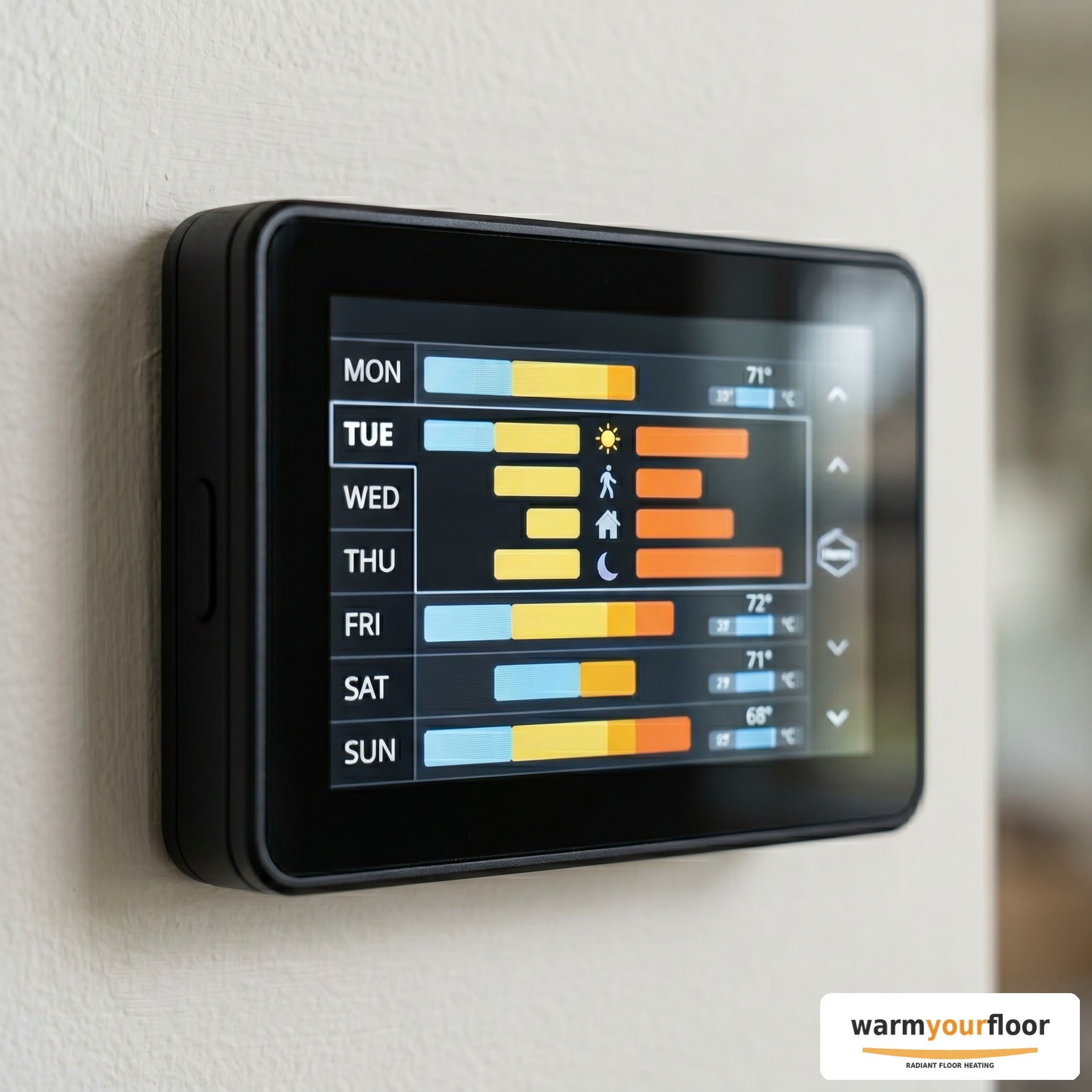 Nuheat Signature Wi-Fi Programmable Thermostat - Detail