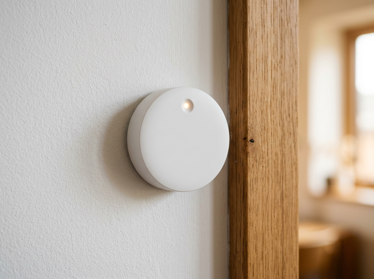 Solis Nimbus Smart Radiant Control Hub — 12-Zone Wi-Fi Manifold Controller — close-up technical detail of installation